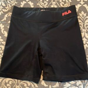 Fila women’s running shorts, black, size XS